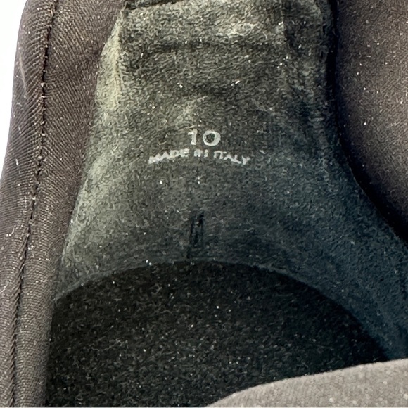 James PERSE New no tag Zuma Black Neoprene & Suede slip-on sneakers mens…​ - Picture 12 of 14